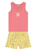 Conjunto Bebê Menina De Florzinhas Brandili