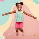 Conjunto Menina Bata Estampada Em Algodão Malwee Kids