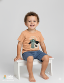 Camiseta Menino Meu Amigo Favorito Cachorro Em Algodão Malwe