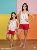 Conjunto Menina Jardim De Borboletas