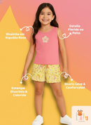 Conjunto Bebê Menina De Florzinhas Brandili