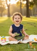 Conjunto Menino Em Malha E Moletinho Brandili